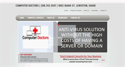 Desktop Screenshot of computerdoctorslive.net